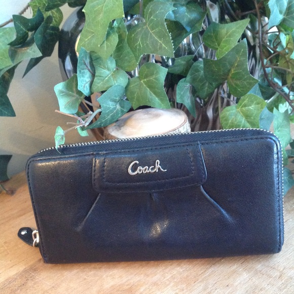 Coach Black Leather Wallet